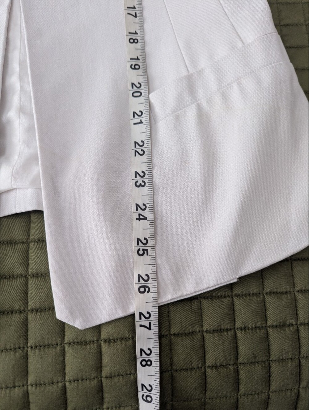 Diane Von Furstenberg Geo Lined Blazer Size 6 Off-White - Picture 13 of 13